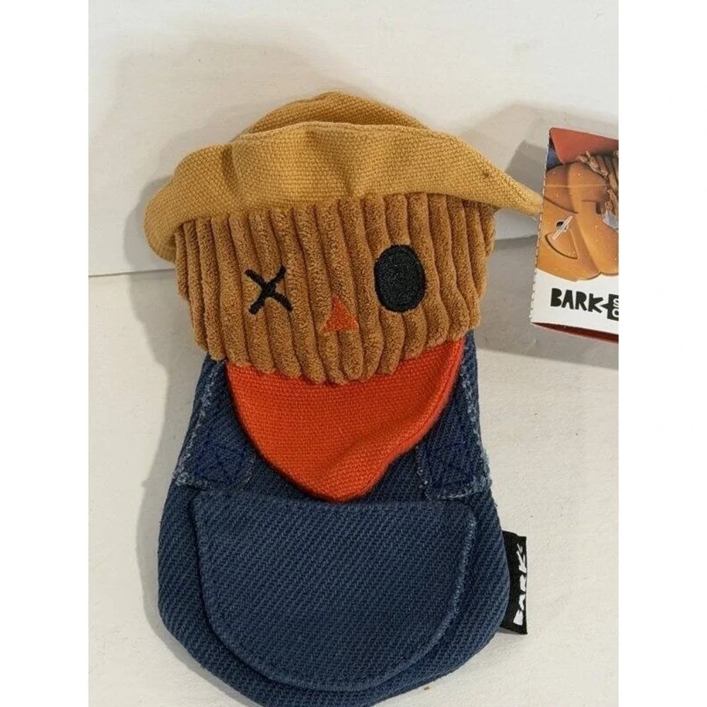 Bark Box Shreddy Eddy The Scarecrow Super Chewer Dog Toy New Size Small 0-20lbs